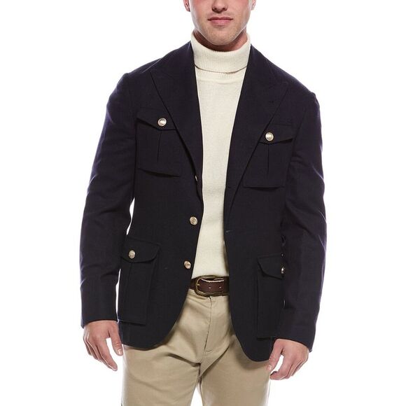 Brunello Cucinelli Other - Brunello Cucinelli Mens  Wool, Cashmere, & Silk-Blend Blazer